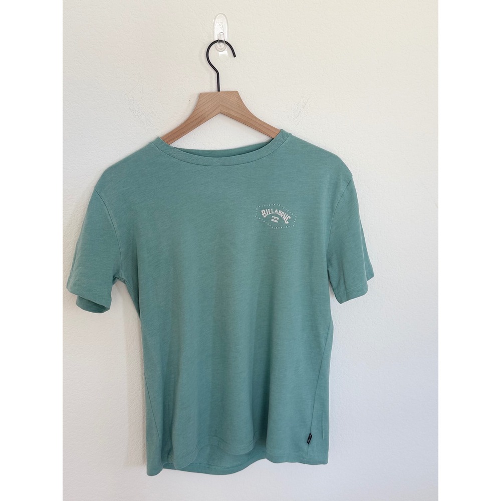 Billabong Mens Logo Graphic T-Shirt Seafoam Green Large BSFHA80F-443
